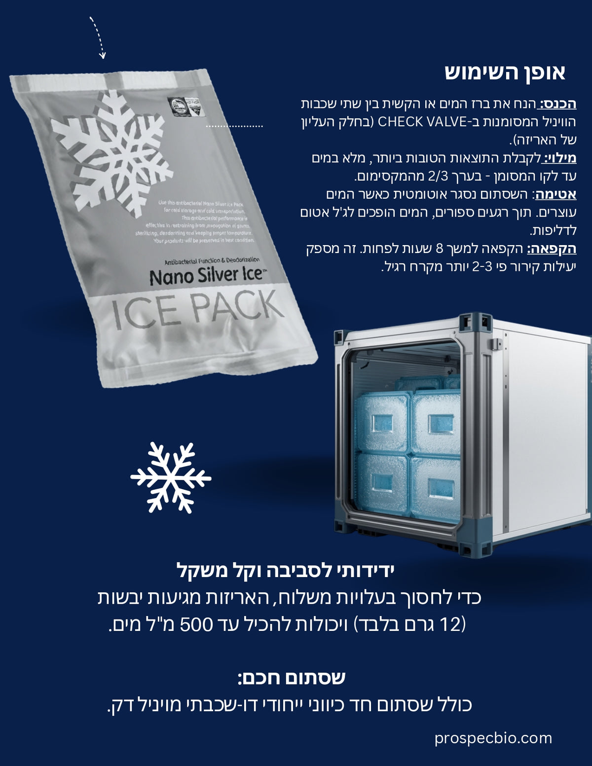 קרחומים שקיות הקפאה - Product image 3
